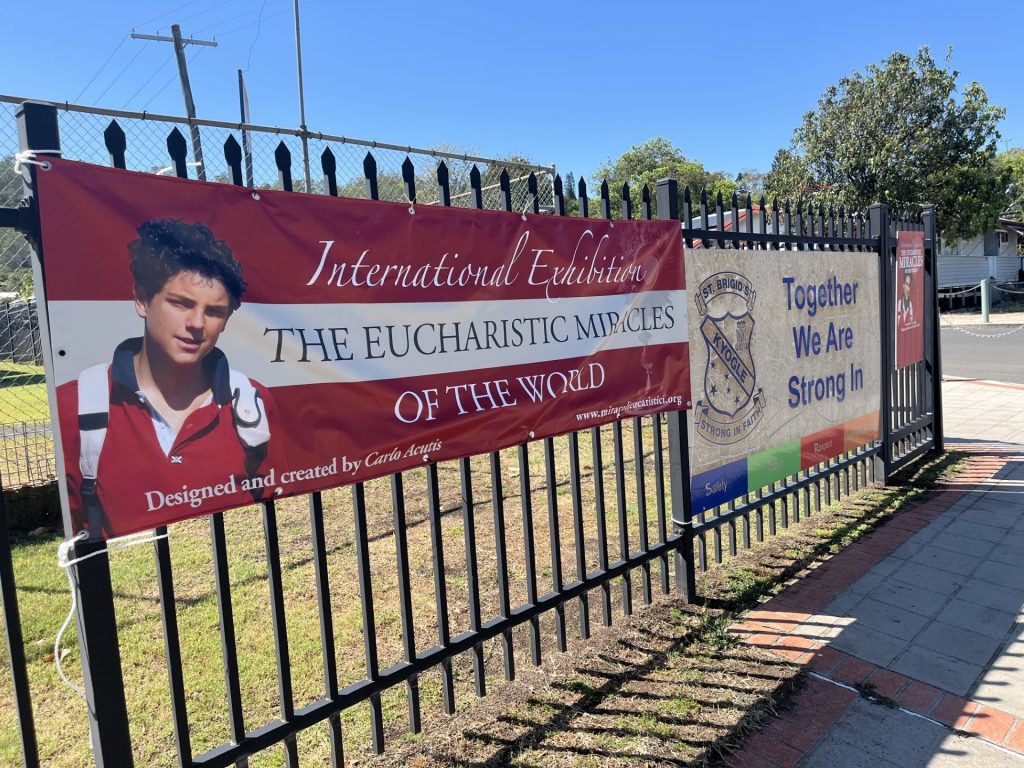 Eucharistic Miracles Kyogle banner